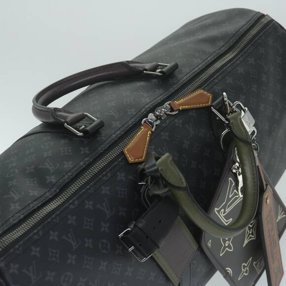 LOUIS VUITTON Monogram Eclipse Keepall Bandouliere 50 Bag M56856 - Picture 6 of 16